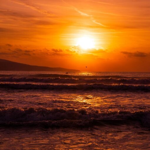 Slunečné Pobřeží v Bulharsku - východ slunce